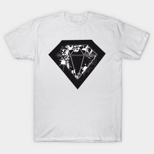 Diamond Graffiti Stencil Style T-Shirt